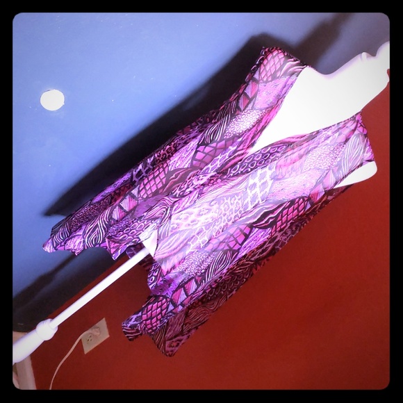 Bob Mackie Sweaters - Multi prent wrap